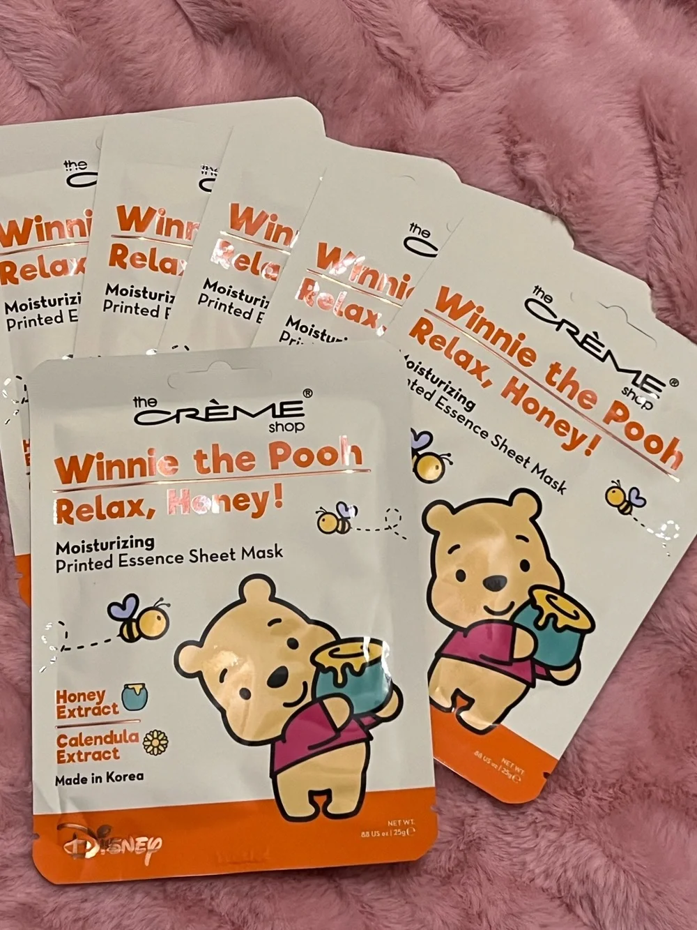6 Skincare Masks The Crème Shop Winnie the Pooh Relax, Honey! Disney-